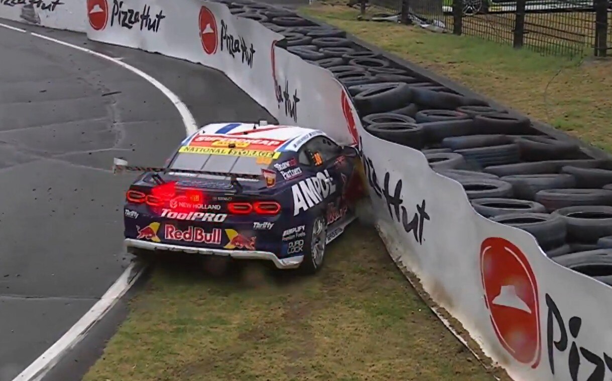 Broc Feeney in the wall at 2025 Bathurst 1000