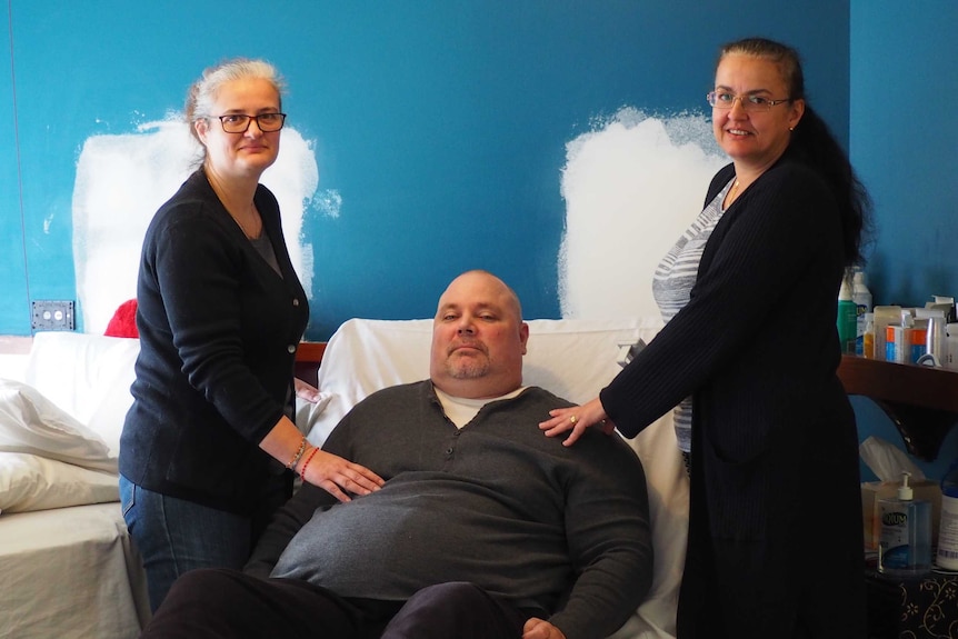 Sophie Pfaerhoever, her brother-in-law James Behrendorff and his wife Virginie.