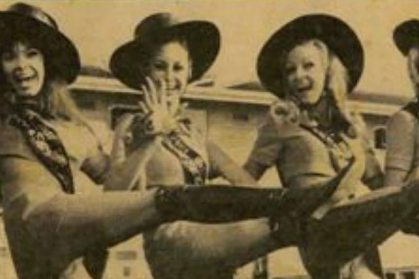Debbie Miller (left) and Maureen Boyce (right) working together on the Gold Coast in 1970