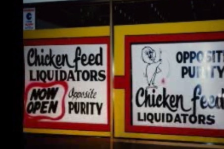 Old Chickenfeed sign