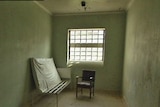 A room inside the former Willow Court mental health facility near Hobart