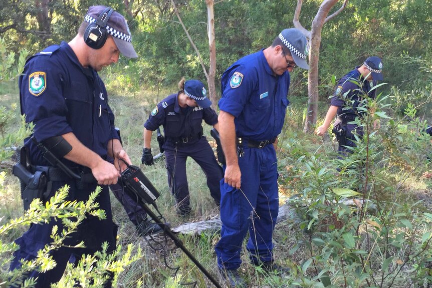 Information from the public lead police to search an area of the Big Rocky Track, off Gan Gan Road at One Mile.