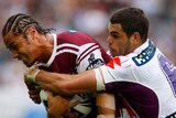 Steve Matai will miss seven matches for a high shot (file photo)