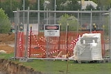 Asbestos contamination was uncovered during upgrade works at the Lyneham sports fields.