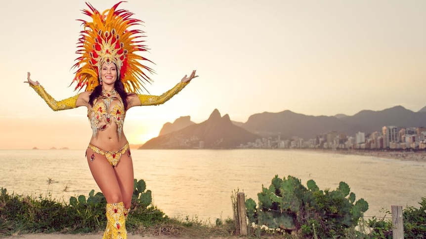 Mishel Finlayson on Rio's Ipanema Beach