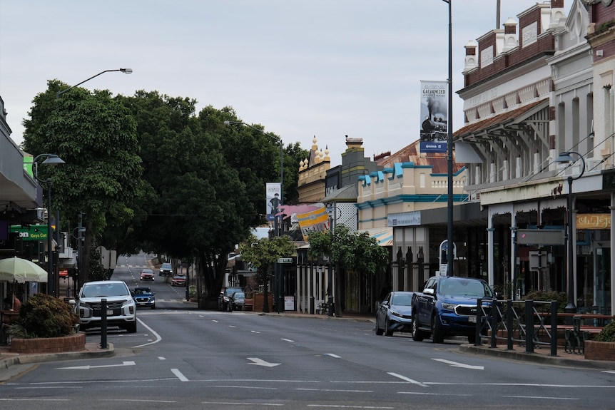 Looking up Brisbane Street in the Ipswich CBD on Friday, August 5, 2022.