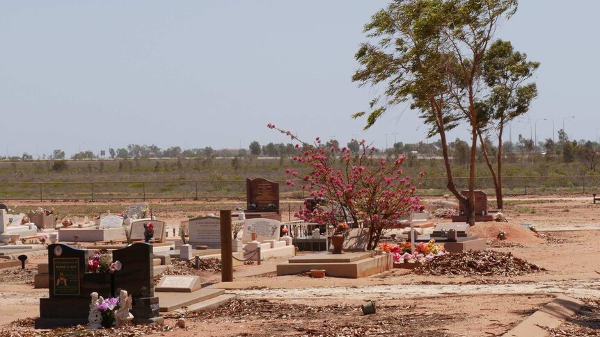 The cemetery at Port Hedland