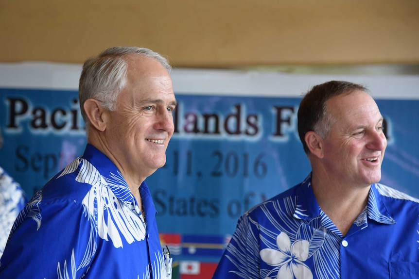 Malcolm Turnbull and John Key