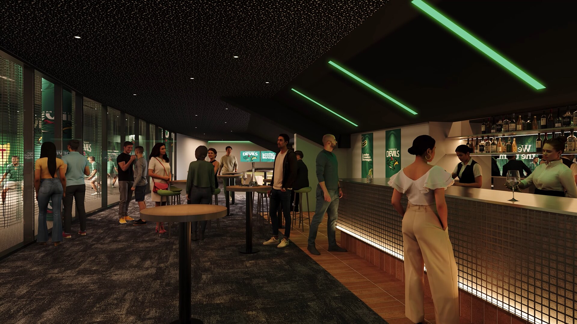 Macquarie Point render, Field club