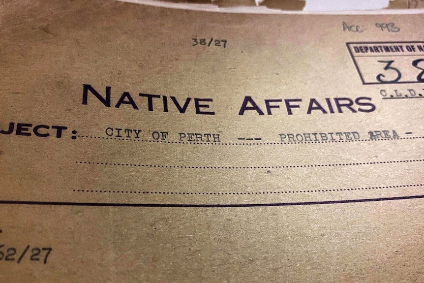 Historical document headed "Native Affairs"