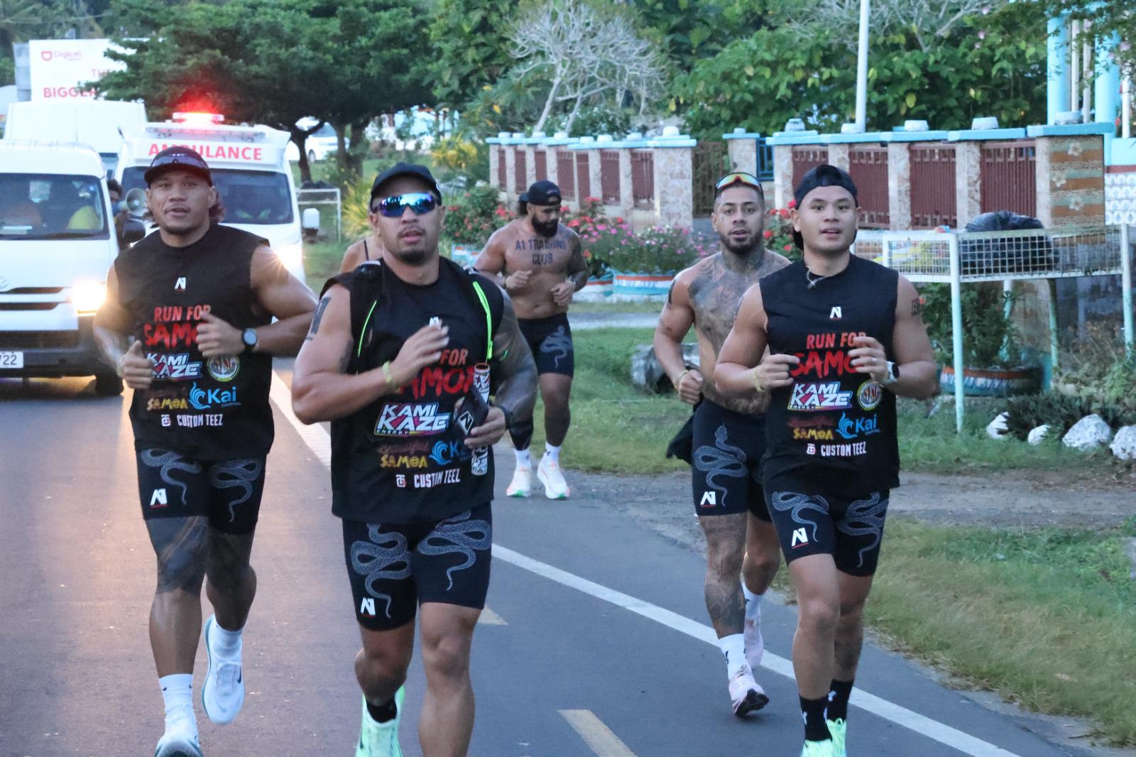 Runners tackle 200km endurance challenge to support Samoa's vulnerable youth