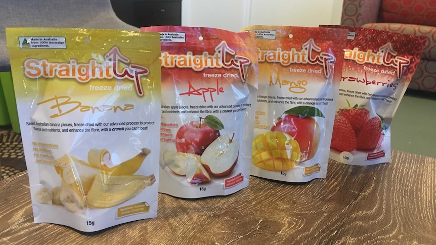 Freeze Dry Industries produces its own range of processed banana, apple, mango and strawberries