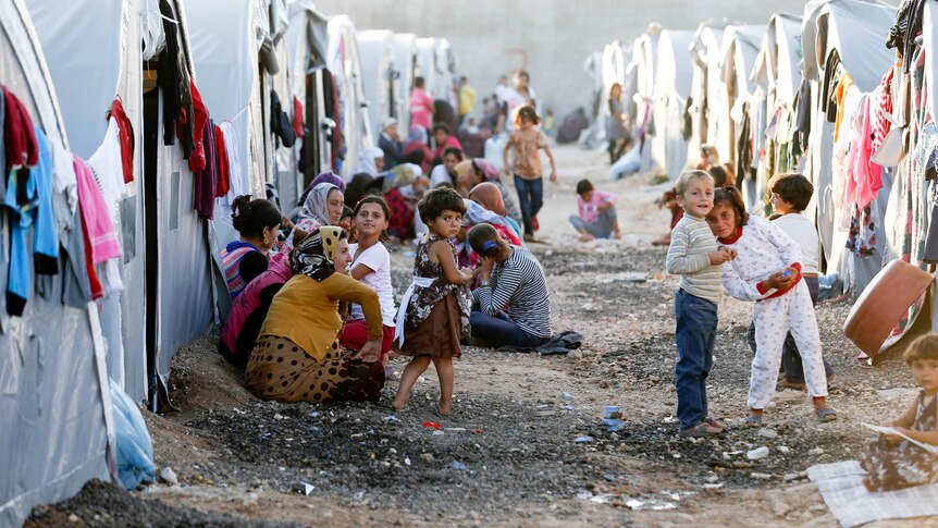 Kurdish refugees