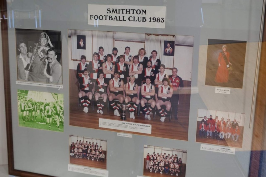 A memorabilia poster from the Smithton FC in 1983.