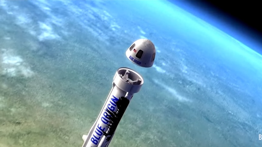 Blue Origin successfully launches and lands its New Shepard space vehicle.