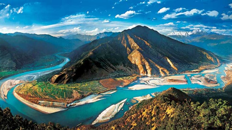 Greatest Bay, Yangtze River, Diqing.