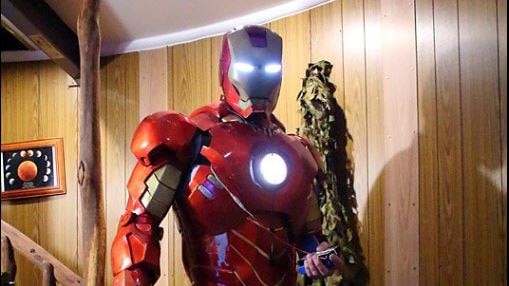Finished Iron Man suit