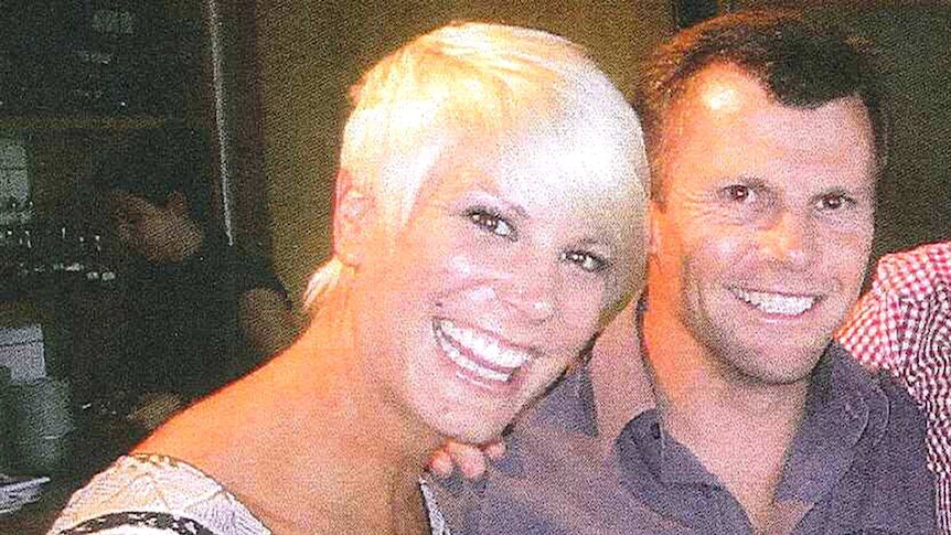 Rachelle Yeo (left) with her former lover Paul Mulvihill