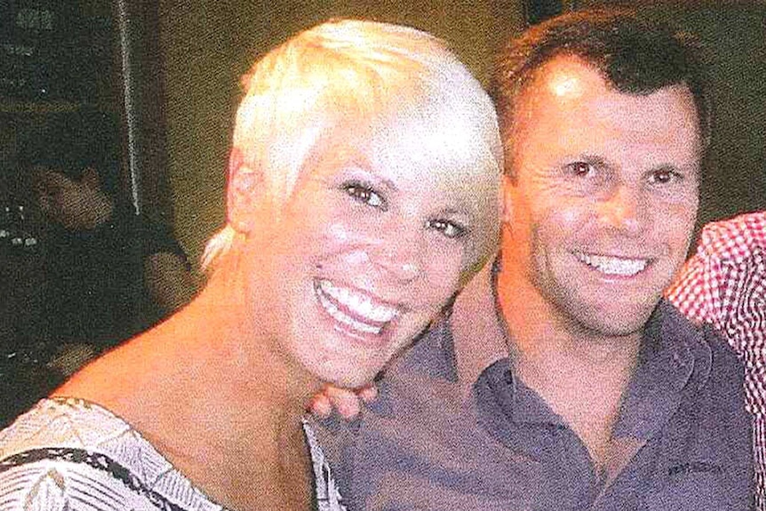 Rachelle Yeo (left) with her former lover Paul Mulvihill