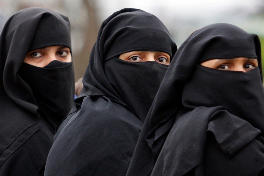 Veiled women in Saudi Arabia