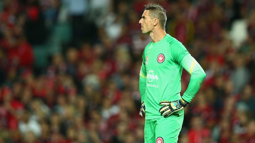 Wanderers goalkeeper Ante Covic