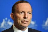 PM Tony Abbott speaks to media in Canberra
