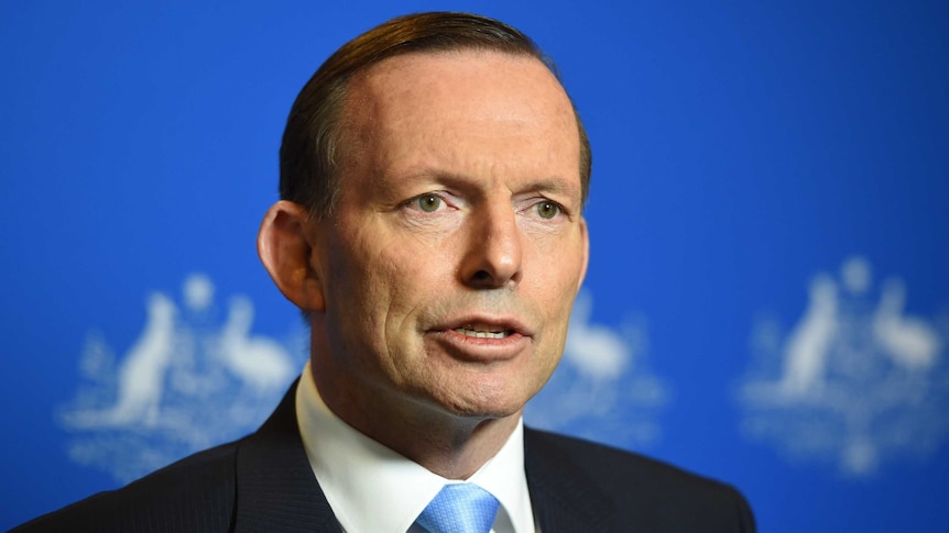 PM Tony Abbott speaks to media in Canberra