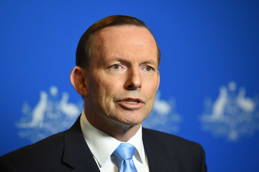 PM Tony Abbott speaks to media in Canberra