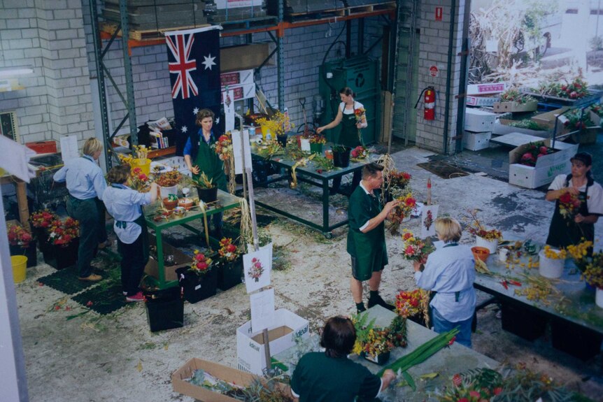 The Sydney warehouse Sydney where the Australian Flower Company made more than 5000 during the 2000 Sydney Olympics