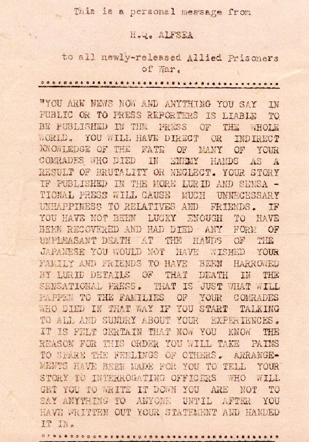 Typed letters on a page