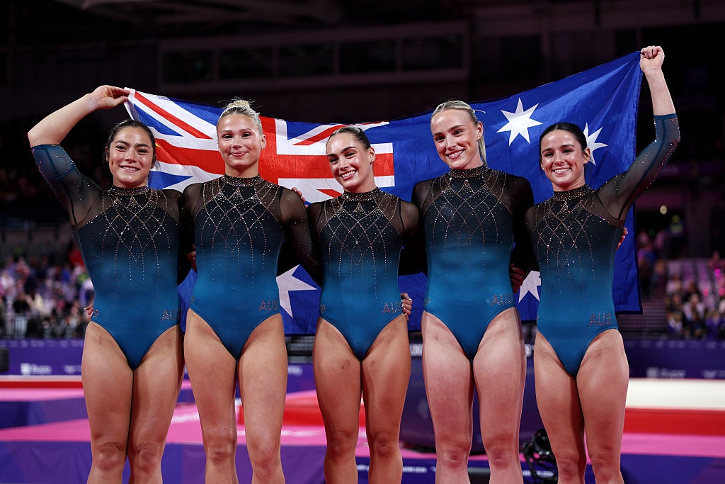 Australian women's gymnasts win gold at the Commonwealth Games