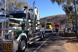 Hundreds of drivers and long-haul trucks headed to Alice Springs
