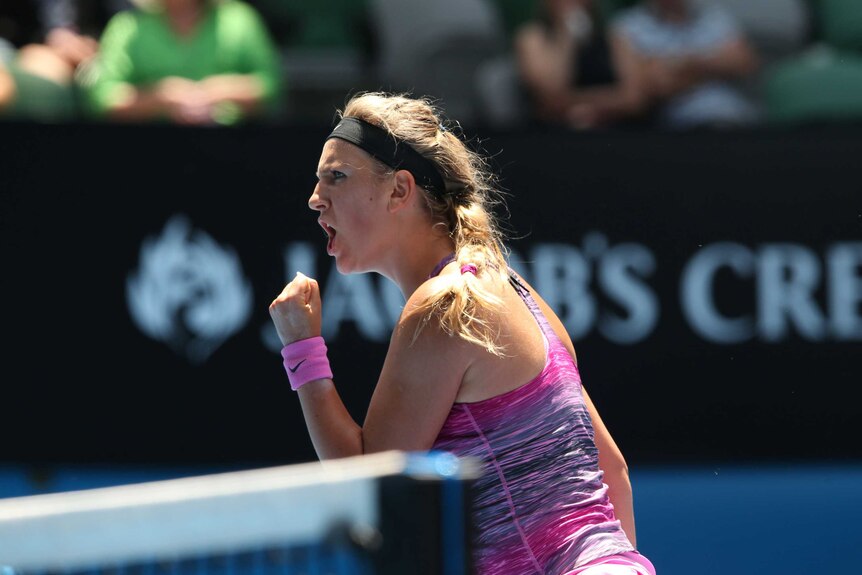 Victoria Azarenka wins through to the Australian open quarter-finals