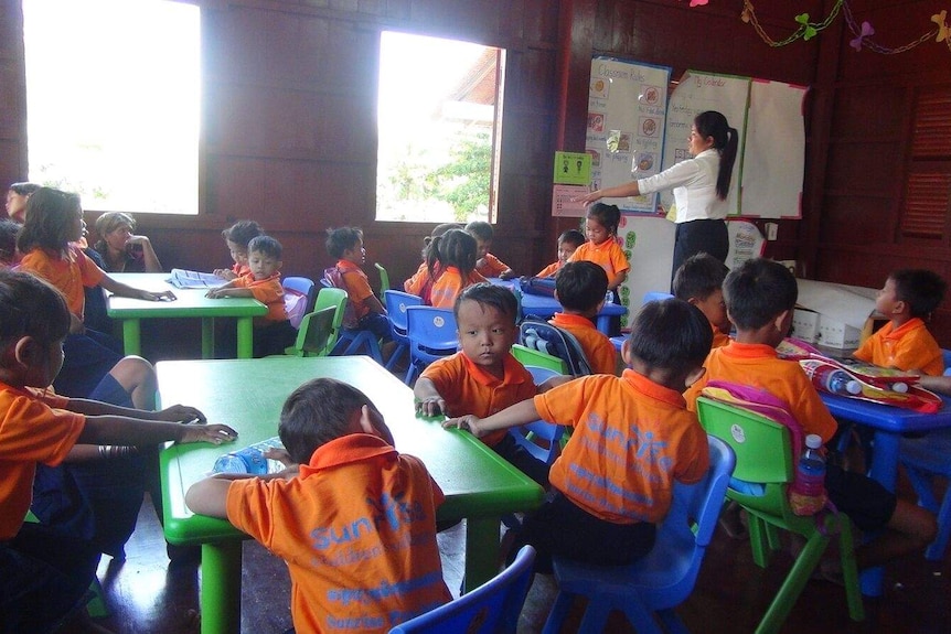 Children at a Sunrise Children's Villages orphanage