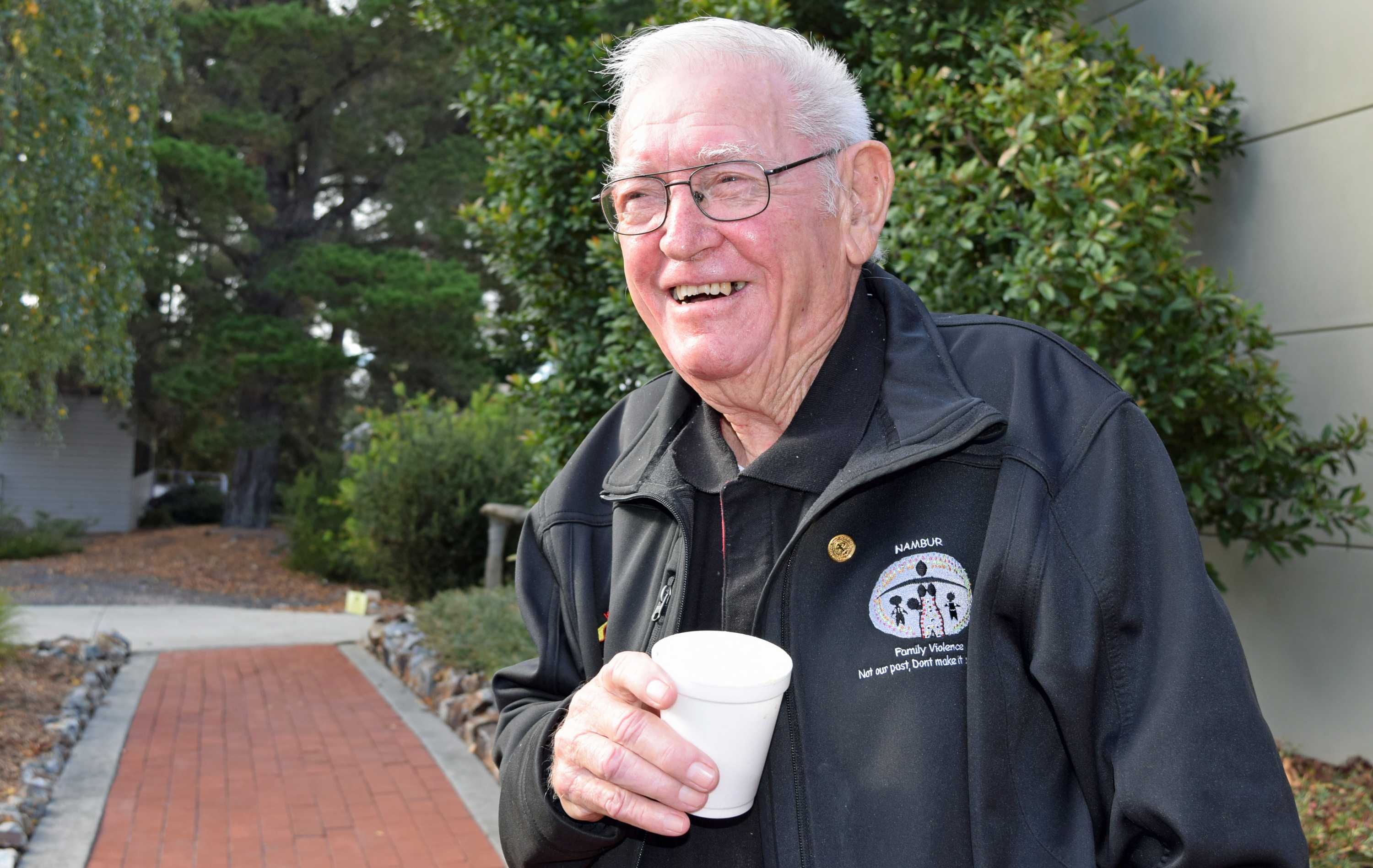 Uncle Dennis Seymour at Federation Uni