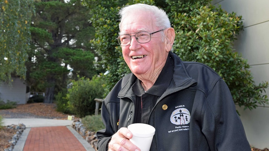 Uncle Dennis Seymour at Federation Uni