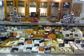The cheese counter