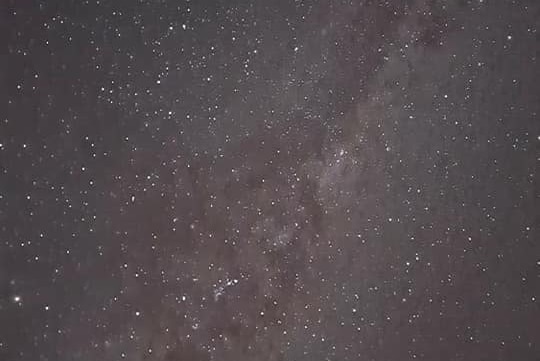 Picture of starry, dark milk way