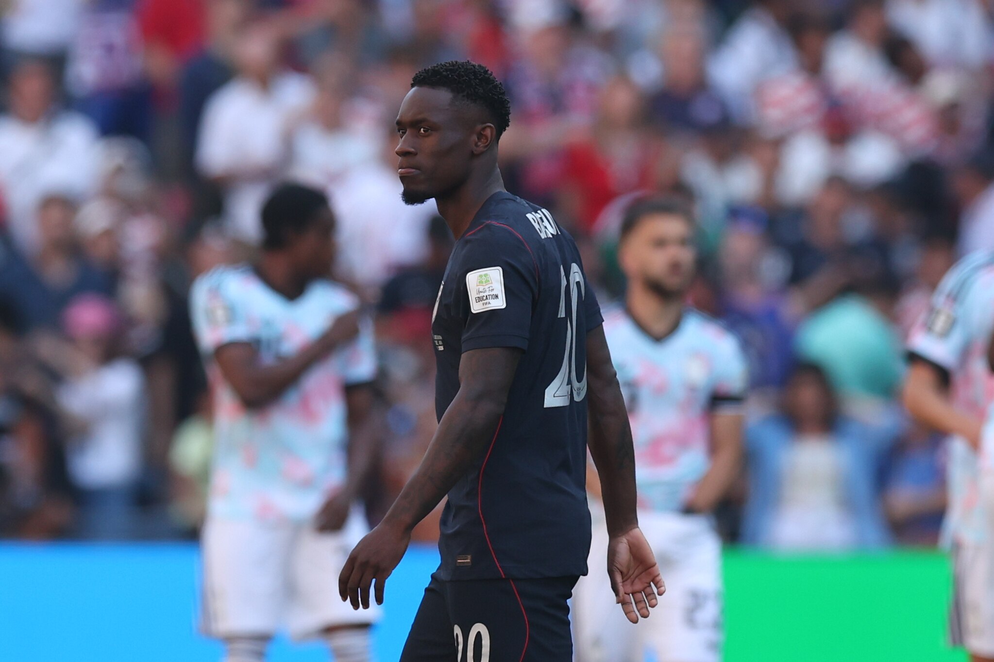 Folarin Balogun during the game