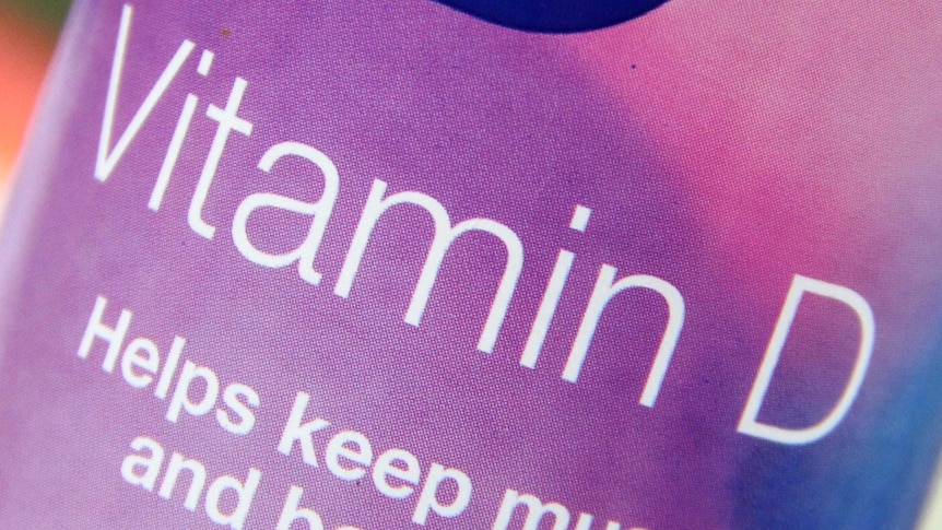 Vitamin D container.