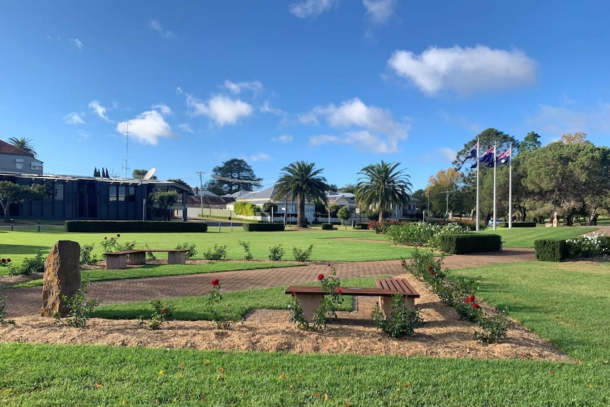 A park in Toowoomba in southern Queensland.