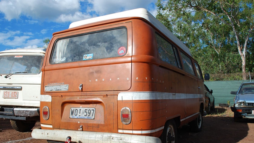 The van driven by Peter Falconio and Joanne Lees.