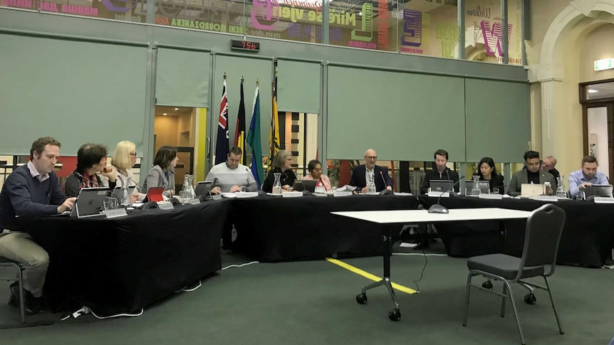 Members of the City of Yarra council meeting on August 15, 2017, to vote on Australia Day.