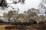 Destroyed house at Moyston, Victoria