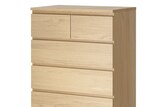 Ikea Malm six-drawer chest
