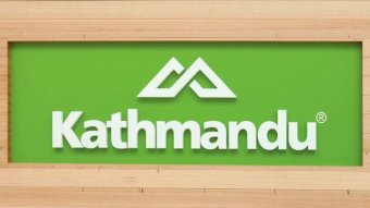 Green and white Kathmandu logo