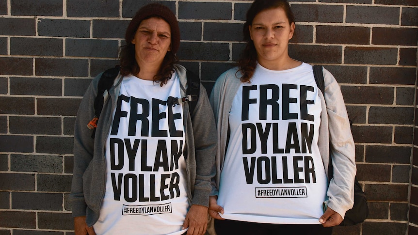 Joanne and Kirra Voller, the mother and sister of Dylan Voller