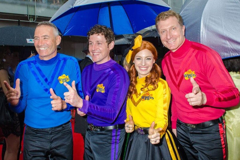 The Wiggles on the ARIAs red carpet