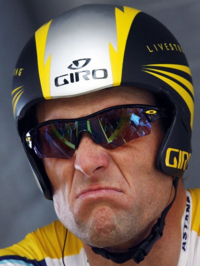 Early challenges...Armstrong is bidding for his eighth Tour de France yellow jersey.