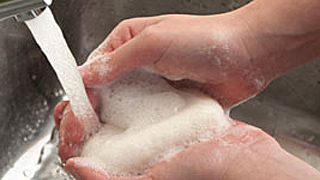 Washing hands custom image